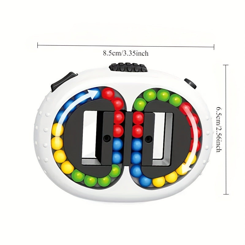 Rotating Beans Cube Fidget Toy for Stress Relief