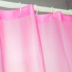 Pink Shower Curtain Waterproof And Mildew Proof Bathroom Decor 70 86in