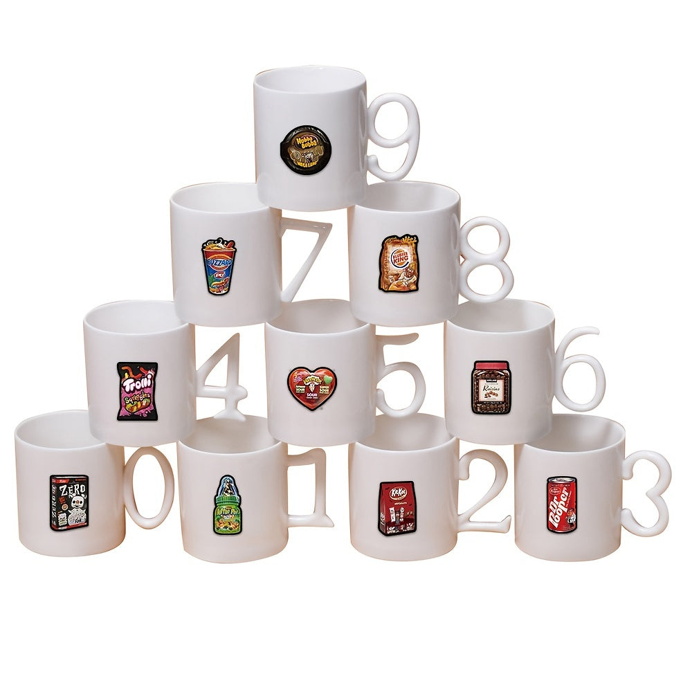 48pcs Cartoon Doodle Stickers Waterproof for Water Bottles Laptops Scrapbooks