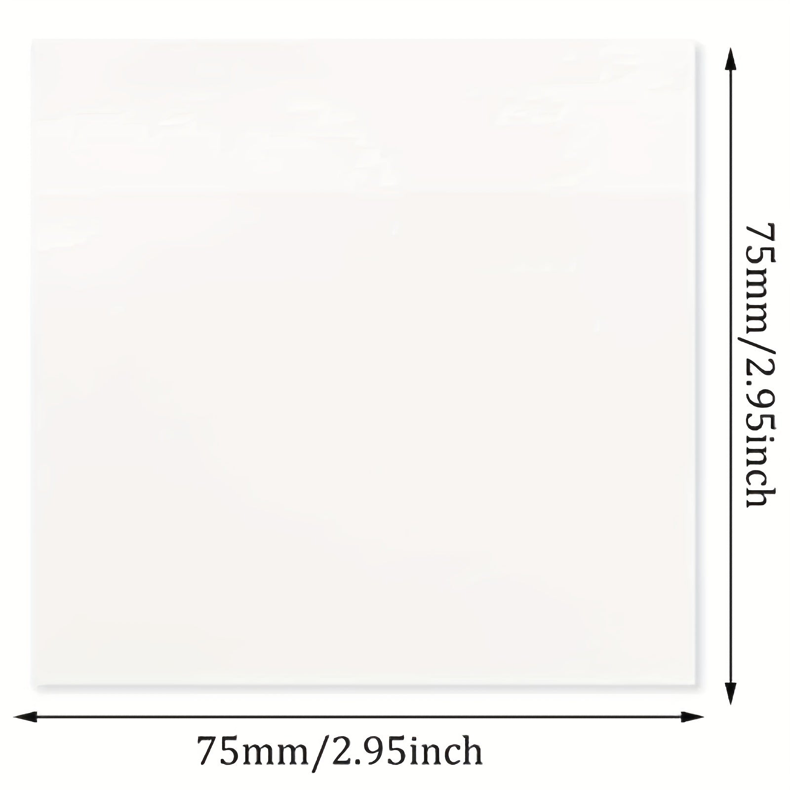 4pcs 200 Transparent Sticky Notes Waterproof Writable 7 62 7