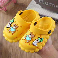 Kids Cartoon Clog Slippers with Charms Lightweight Non Slip & Breathable