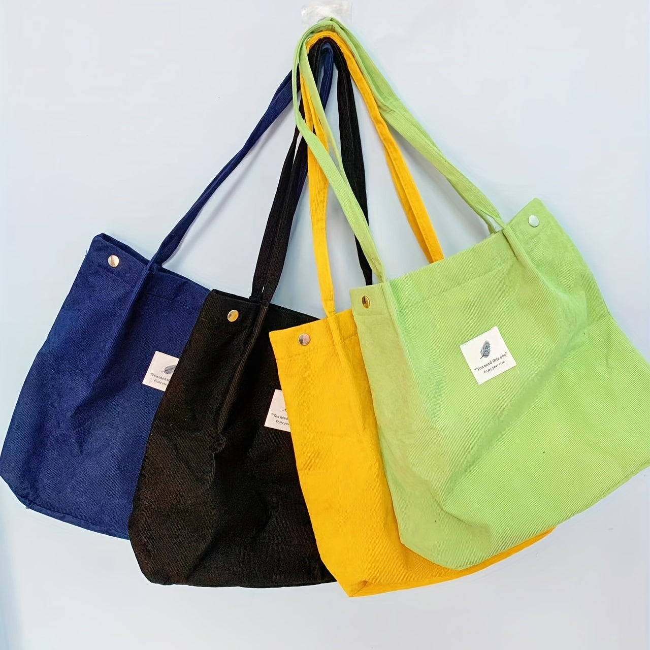 Casual Solid Shoulder Bag All Match Storage Handbag School Bag