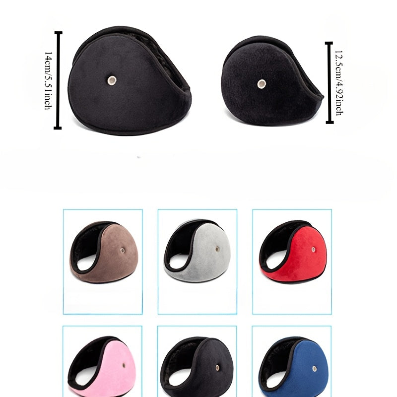 Men's Winter Earmuffs with Velvet Lining for Cold Weather