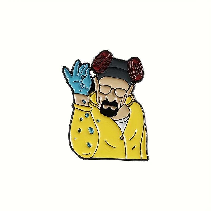 Deadly Wizard RV Anti-toxic Mask Shape Brooch