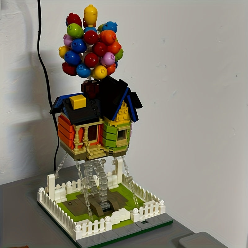 1000pcs Balloon Small House Building Blocks Set