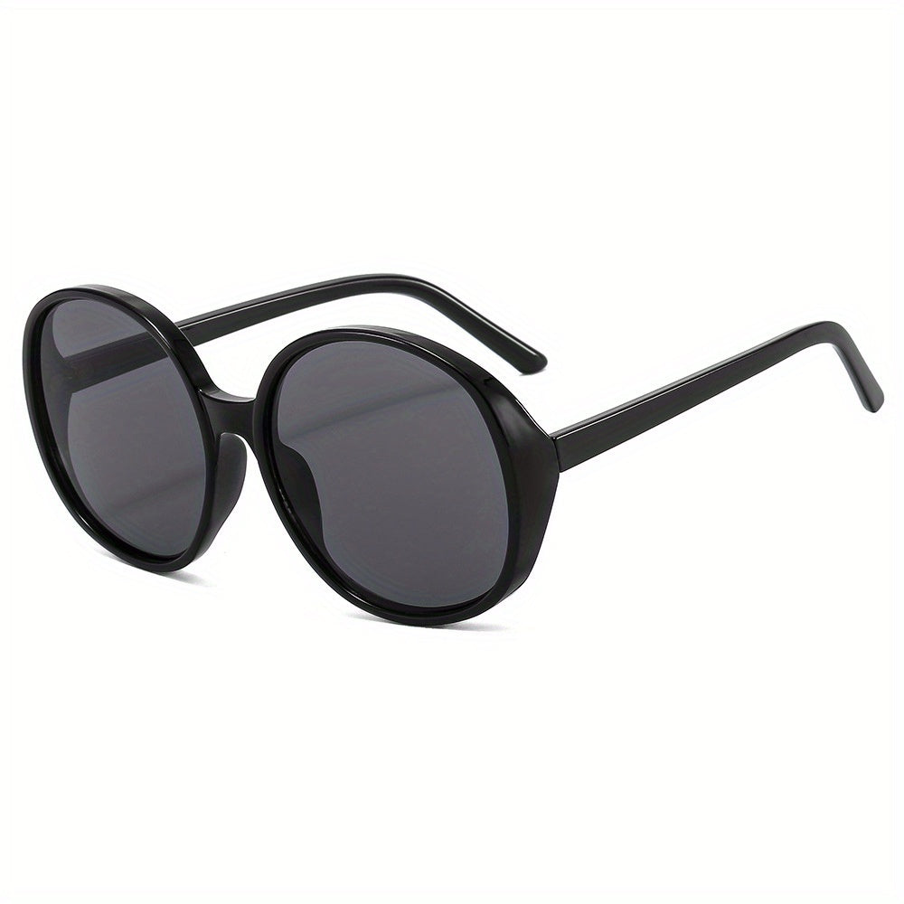 Round Square Sunglasses Ombre Lens Oversized Wrap Around Glasses UV Blocking