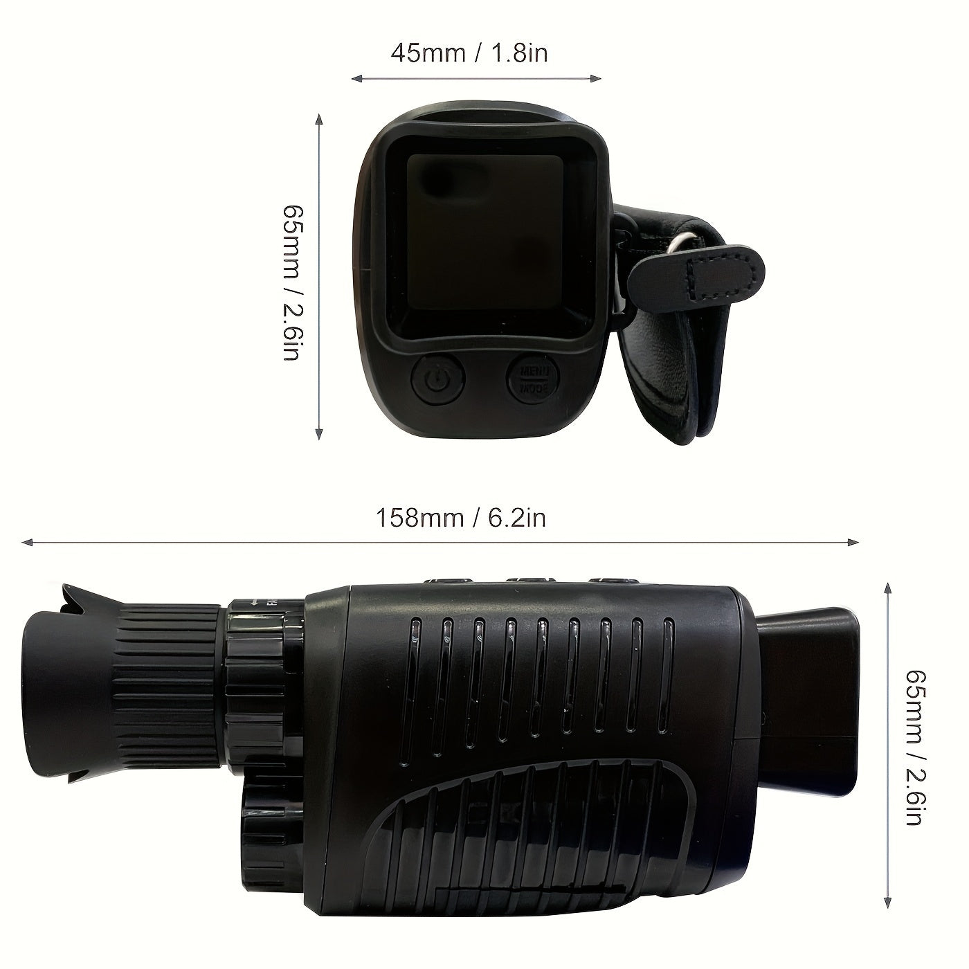 1080P HD Night Vision Monocular 7 Speed Infrared
