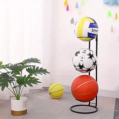 Ball Storage Rack Basketball Display Stand Portable Outdoor Ball Stand Holder