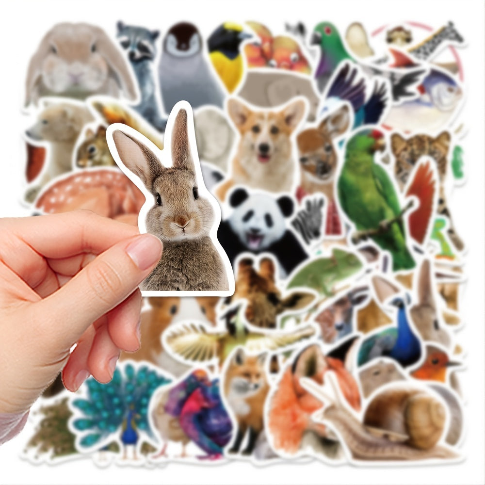 50pcs Cartoon Animal Stickers Phone Case DIY Decoration