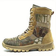 Boy's High Top Hiking Boots Non Slip Lace Up Durable Thermal Shoes Winter