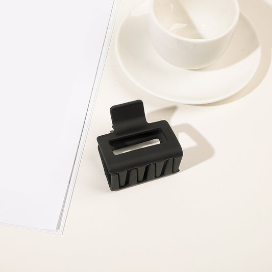 Matte Rectangle Small Hair Claw Clips