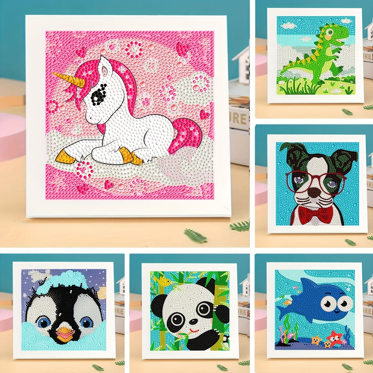 Animal Diamond Painting 18x18cm 7x7inch