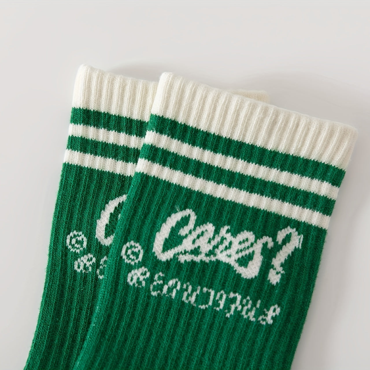 5 Pairs Letter Print Socks Mid Tube Women's Stockings