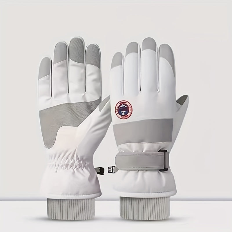 Winter Windproof Outdoor Gloves Waterproof Thicken Gloves With Velvet