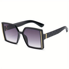 Unisex Square Metal UV400 Sunglasses