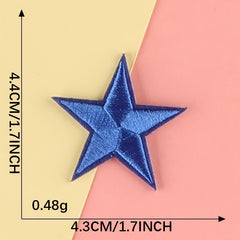 14pcs Star Embroidered Patches DIY Clothes Jackets Hats Jeans Accessories