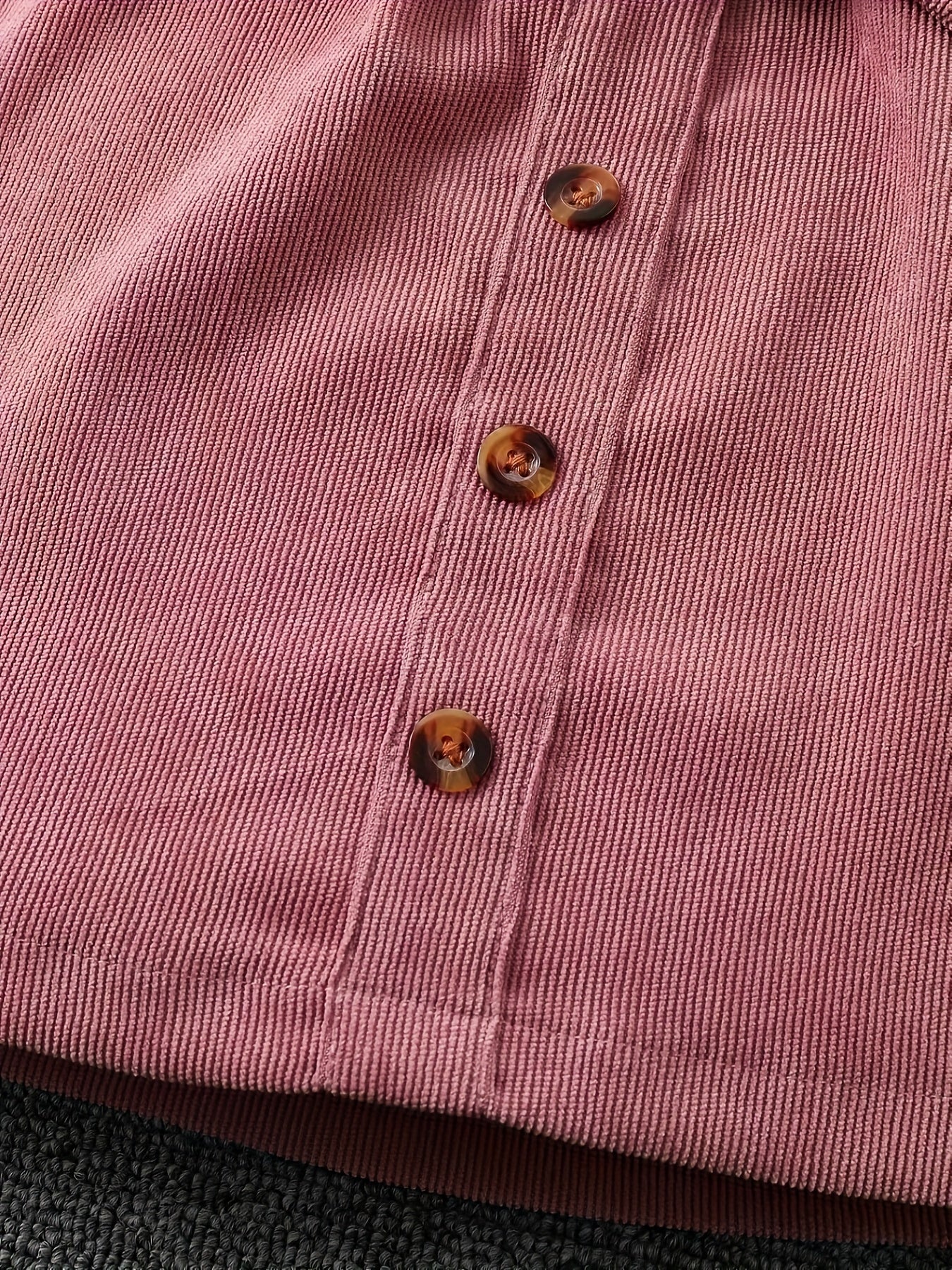 Girl's 3pcs Corduroy Heart Top & Beret & Skirt Set for Spring Fall