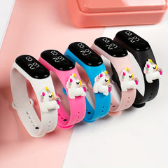 Unicorn Pattern LED Kids Electronic Watch Bracelet Gift