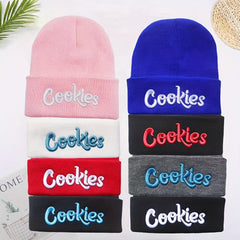 Unisex Cookies Embroidered Warm Hip Hop Knitted Hat