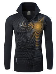 Men's Long Sleeve Stripe Pattern Casual Shirt