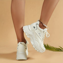 Women's Thick Sole Sports Shoes Lightweight Running Shoes
