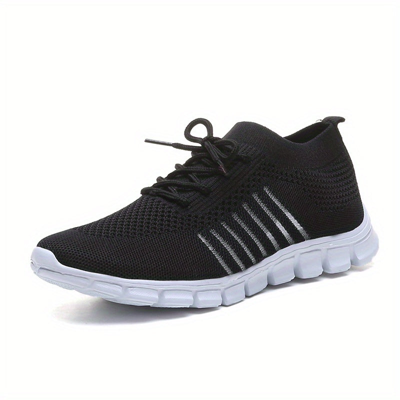 Women's Mesh Sneakers Lace Up Outdoor Shoes Lightweight Walking Shoes