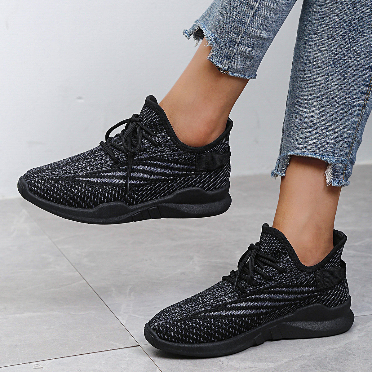 Women's Casual Sports Shoes Lightweight Woven Shoes