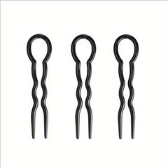 3pcs Vintage U-shaped Hairpins Hair Styling Accessories