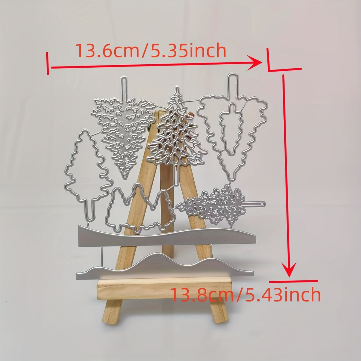 Trees Metal Cutting Dies And Stamps For Scrapbooking DIY Craft