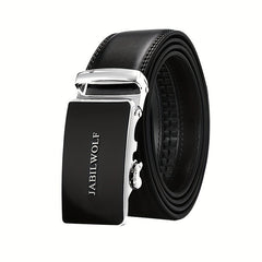 Men's Leather Automatic Buckle Belt Jeans Pants Belt