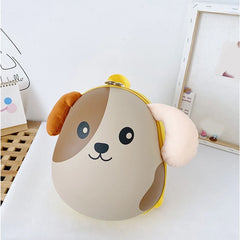 3D Animal Kids Backpack Adjustable Shoulder Strap Double Zipper Bag