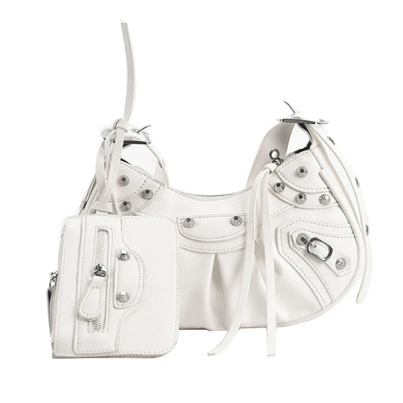 Vintage Style Women's PU Leather Sling Shoulder Bag Small Satchel