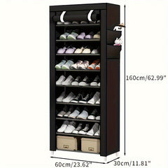 Large Shoe Rack for Home Office Storage Easy Installation Dormitory Shoe Storage