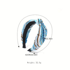 Boho Rainbow Headband Wide Headdress Hair Accessories For Women Girls