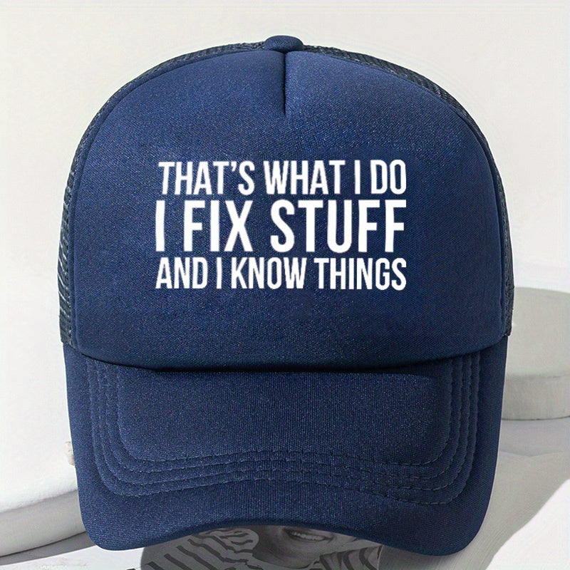 Hip Hop Mesh Trucker Hat Sunscreen Dad Cap