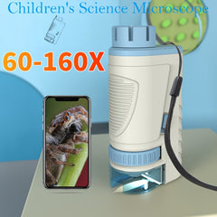 Kids Portable Microscope Monocular Tube Science Toy
