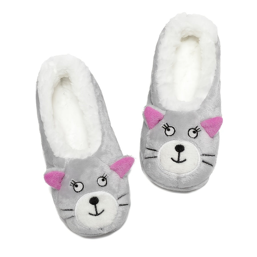 Cartoon Animal Plush Socks for Women