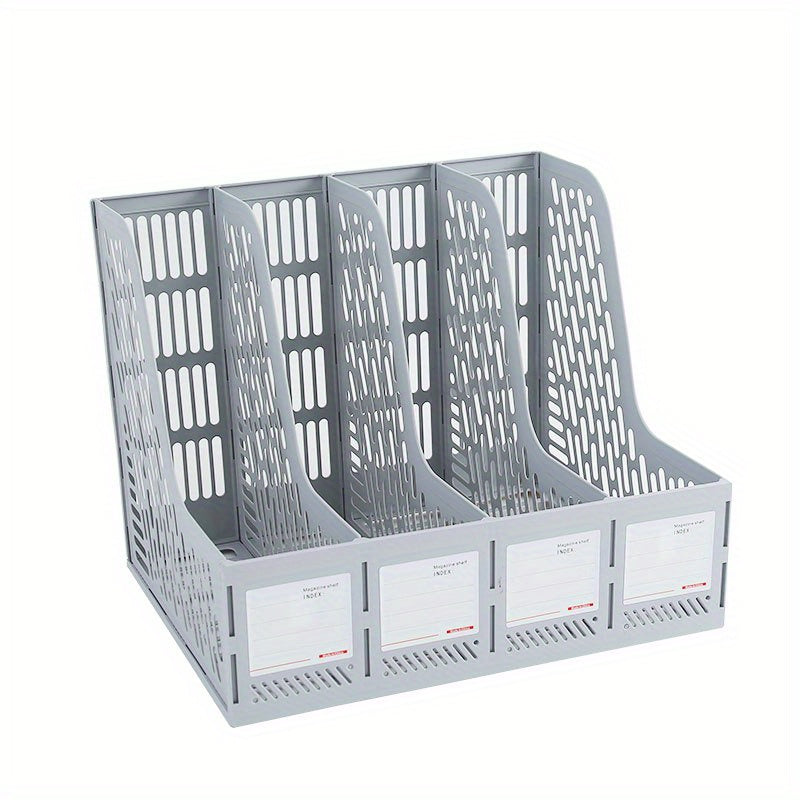 Thickened File Rack Quadruple File Seat Data Basket Shelf