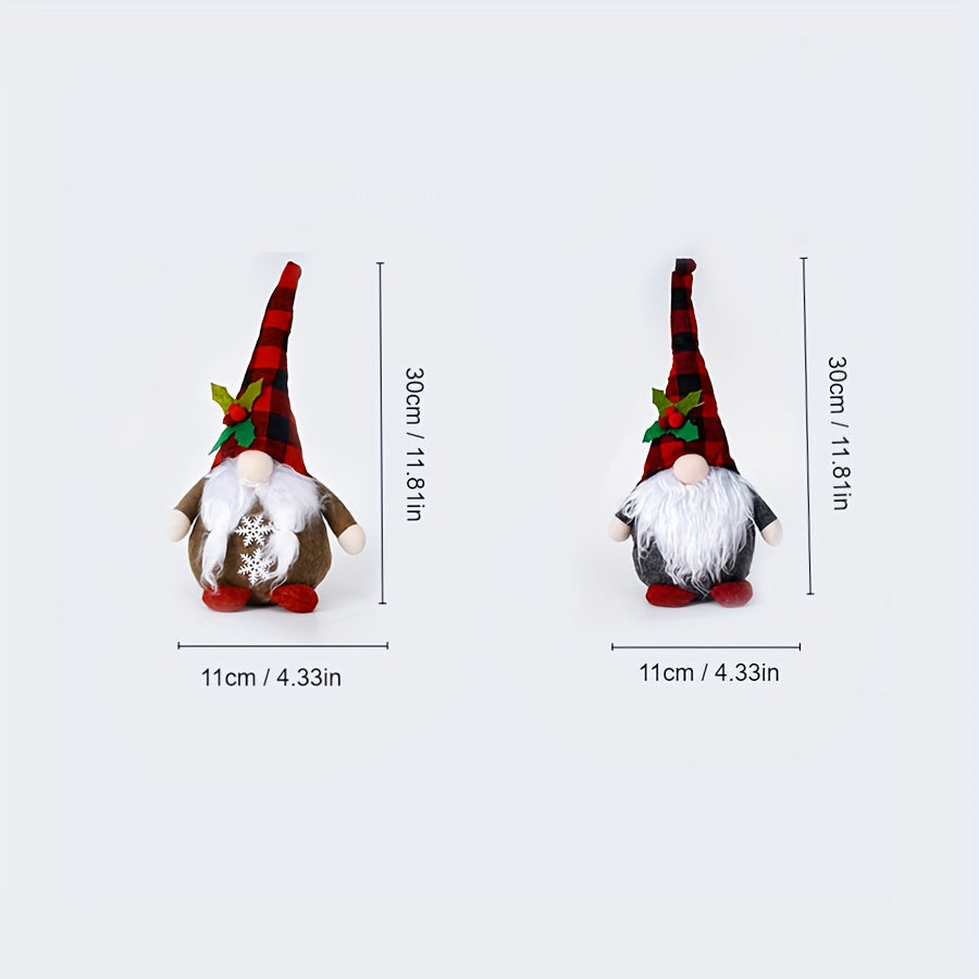 Christmas No Face Santa Claus Elf Dolls, Party and Home Decor, Perfect Gift