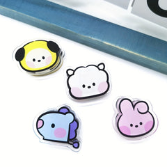 Cartoon Animal Bilayer Clip For Notebook Ticket