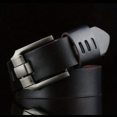Men's PU Leather Belt Pin Buckle Belt 43 3in
