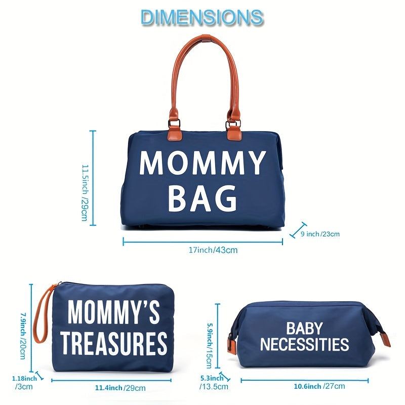 Large Capacity Multifunction Mommy Tote Bags Diaper Set