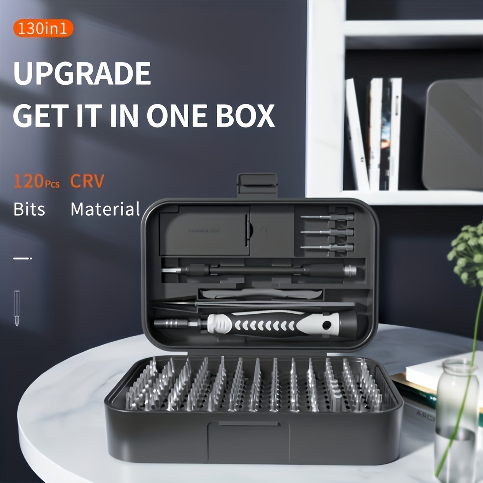Mr Tools 130 In 1 Screwdriver Set With 117 Magnetic Screw Bits