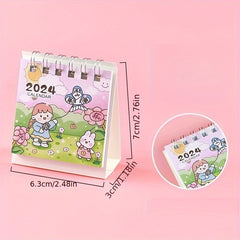 Cartoon Mini Desktop Small Table Calendar Monthly Calendar