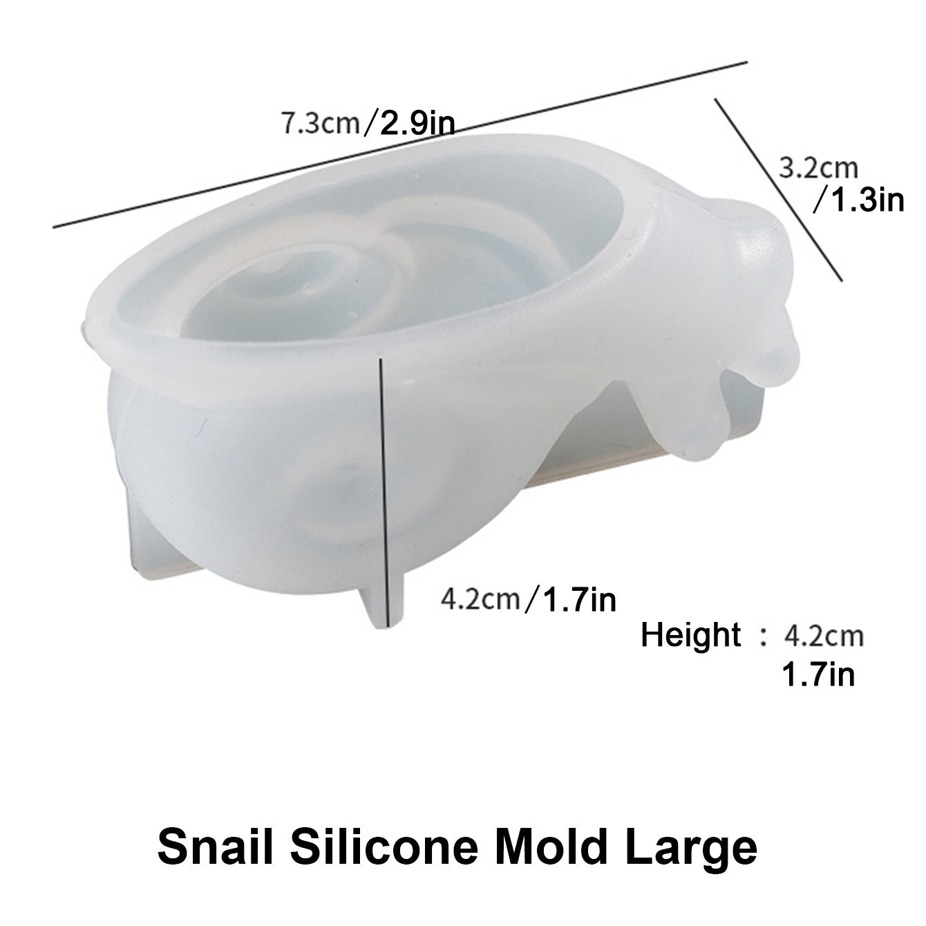 DIY Snail Swing Piece Silicone Mold For Epoxy Resin Crafts