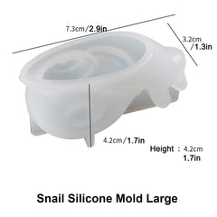DIY Snail Swing Piece Silicone Mold For Epoxy Resin Crafts