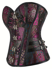 Gothic Corset Bustier Lace Up Body Shaper Women's Lingerie