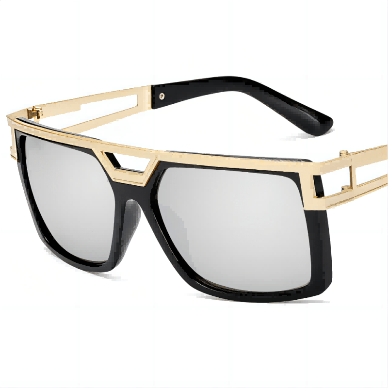 Music Large Frame Sunshade Retro Sunglasses