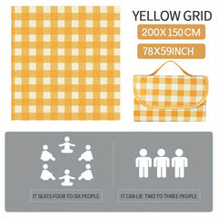 Outdoor Picnic Mat Foldable Waterproof Small Hand Bag Handle