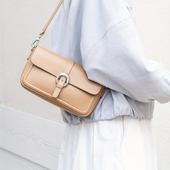 Stylish Large Tote Bag Soft Shoulder & Crossbody Purse Apricot/Cream